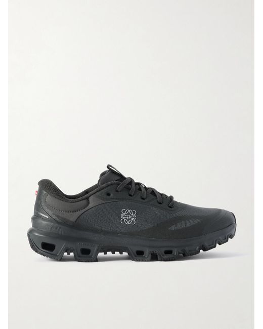 Loewe Black On Cloudventure 2.0 Rubber-Trimmed Mesh Sneakers for men