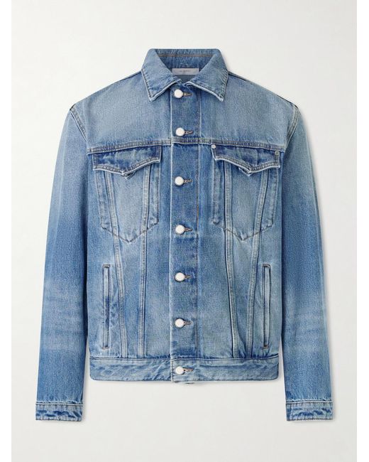 Umit Benan Blue Kevin Faded Denim Jacket for men