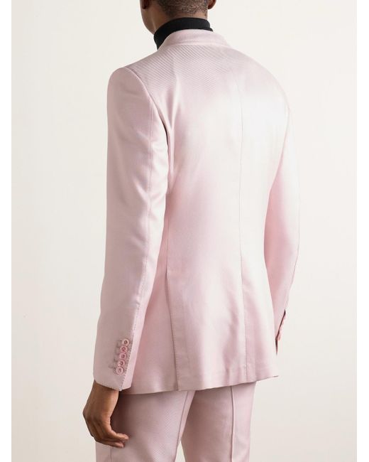 Tom Ford Pink O'connor Silk-twill Suit Jacket for men