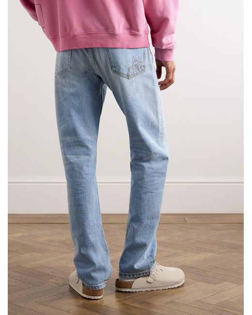CHERRY LA Blue Straight-Leg Jeans for men