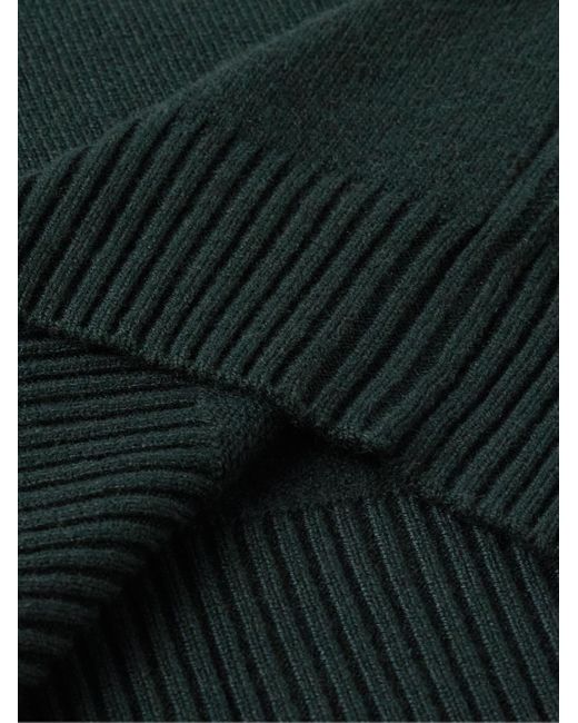 Loro Piana Green Parksville Baby Cashmere Sweater for men