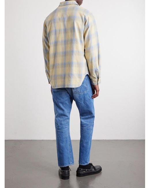 Remi Relief White Checked Cotton Shirt for men
