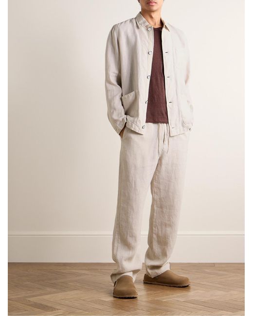 Rag & Bone White Evan Linen Jacket for men