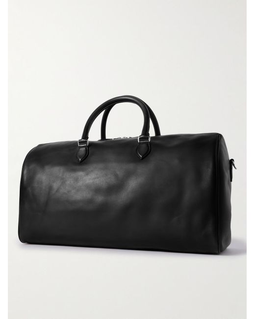 Berluti Black Jour Off Leather Weekend Bag for men