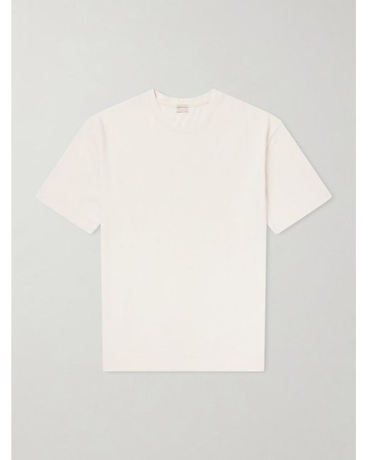 Massimo Alba White Nevis Cotton-jersey T-shirt for men
