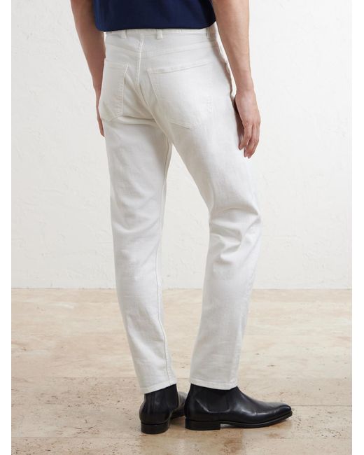 Eleventy White Slim-Fit Jeans for men