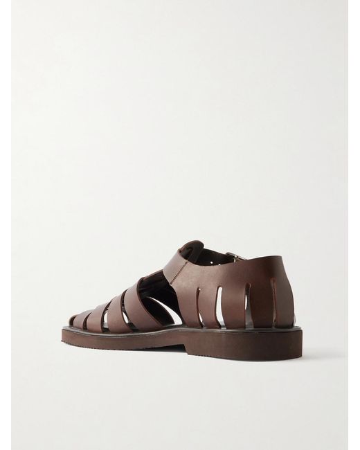 Mr P. Brown Fisherman Leather Sandals for men