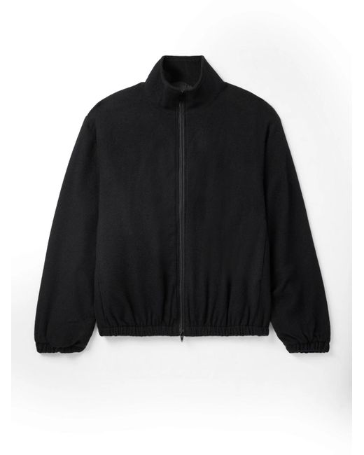 Ssstein Black Wool And Cashmere-blend Jacket for men