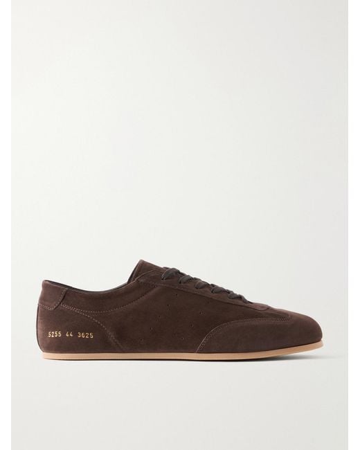 Common Projects Brown Winter Driving Suede Sneakers for men