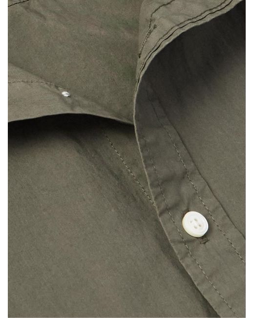 Camicia in popeline di cotone Mill di Alex Mill in Green da Uomo
