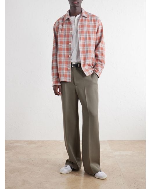 Second Layer Natural Zooty Straight-Leg Wool-Twill Suit Trousers for men