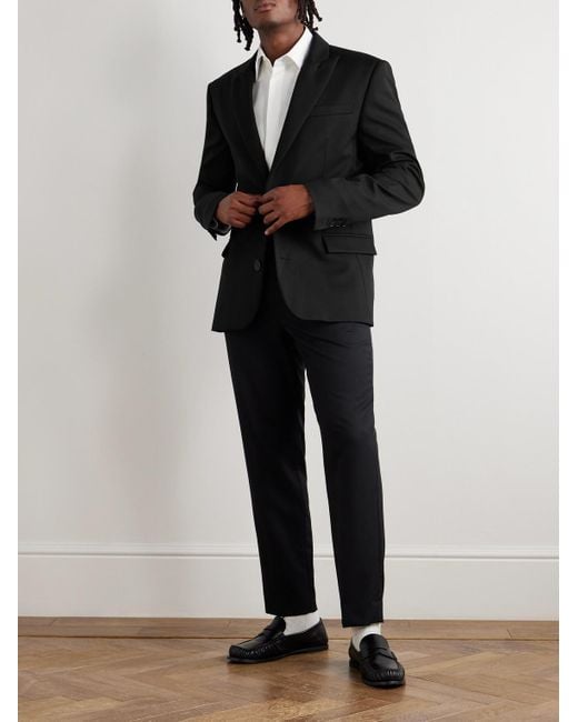 Balmain Black Wool-Twill Blazer for men