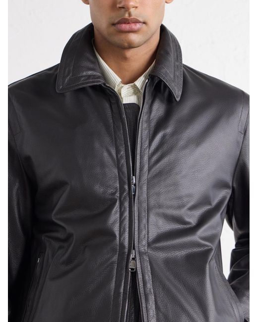Valstar Black Duke Leather Jacket for men