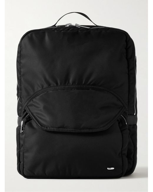 Our Legacy Black Grande Volta Twill Backpack for men
