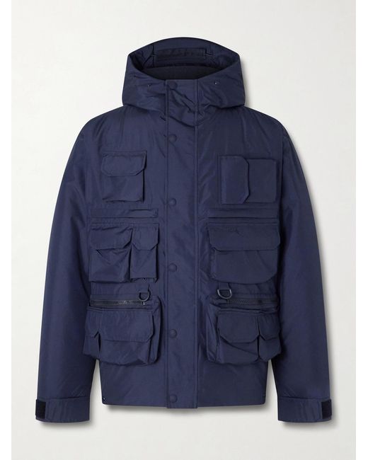 Polo Ralph Lauren Blue Padded Shell Hooded Field Jacket for men
