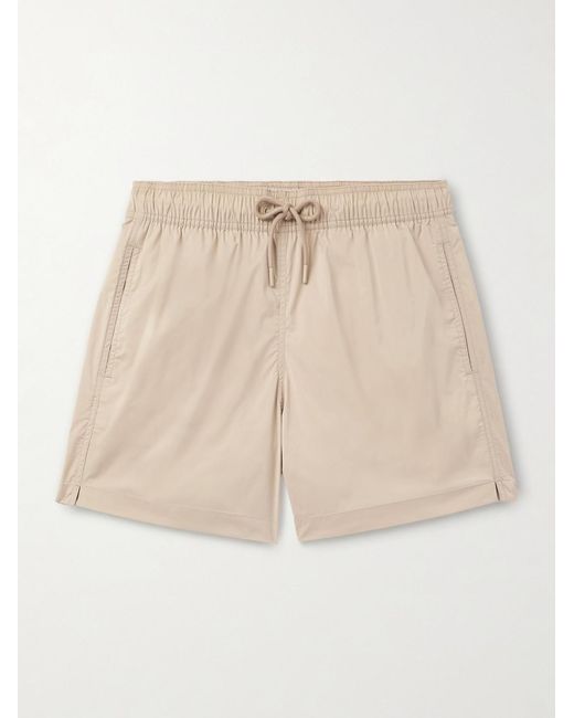 Frescobol Carioca Natural Salvador Straight-Leg Mid-Length Recycled Swim Shorts for men