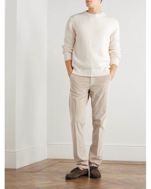 Eleventy Natural Slim-Fit Wool Sweater for men