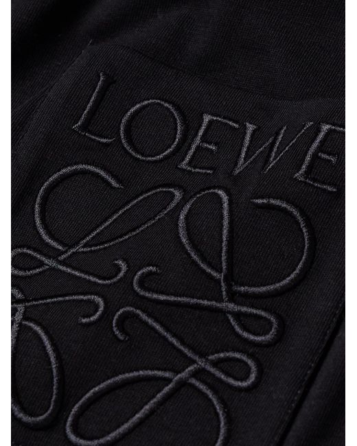 Loewe Black Pocket Anagram T-Shirt for men