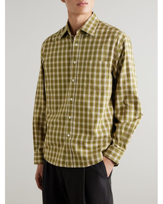 NN07 Metallic Deon 5465 Organic Cotton-Flannel Shirt for men