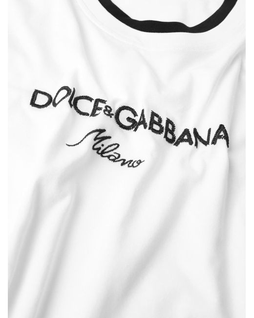 T-Shirts di Dolce & Gabbana in White da Uomo