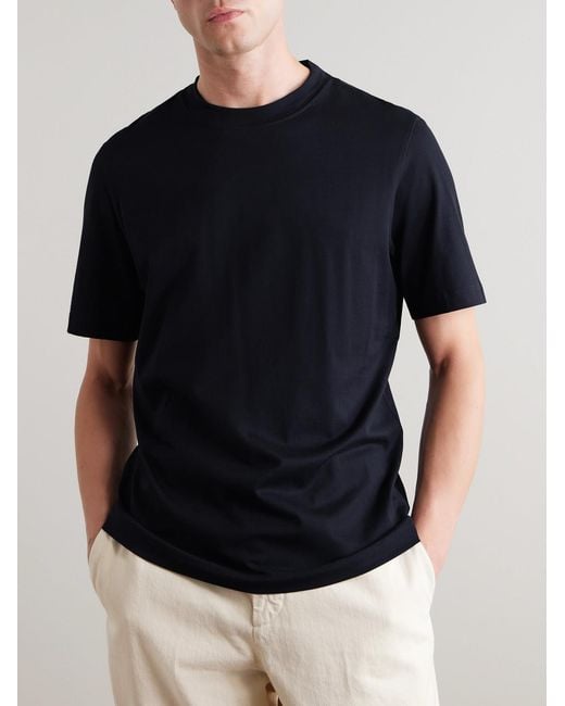 Brunello Cucinelli Black T-Shirt M/C for men