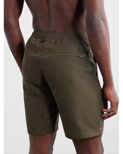 Orlebar Brown Green Dane Ii Straight-Leg Swim Shorts for men