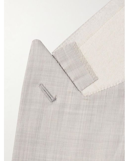 Givenchy Doppelreihiges Sakko aus Woll-Twill in Gray für Herren