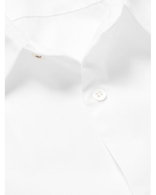 Dries Van Noten White Cotton-poplin Shirt for men