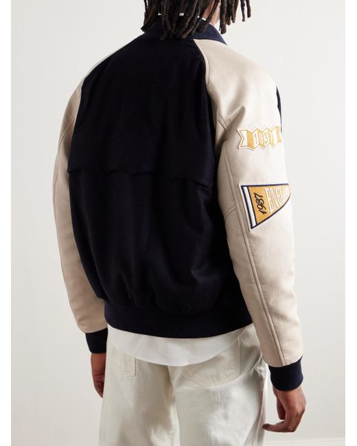 Faux leather varsity jacket cheap
