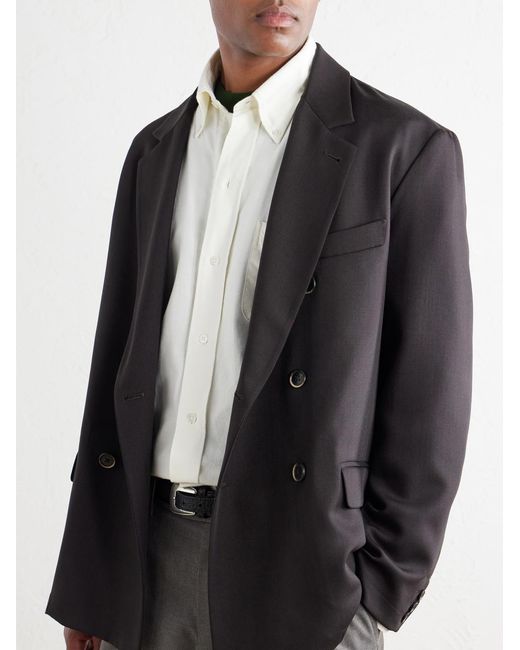 Hartford White Cotton-Oxford Shirt for men