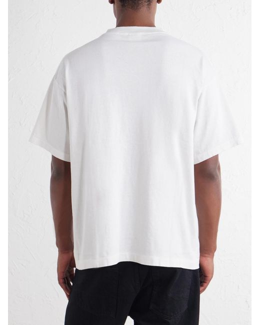 SAINT Mxxxxxx White Bape Printed Cotton-Jersey T-Shirt for men