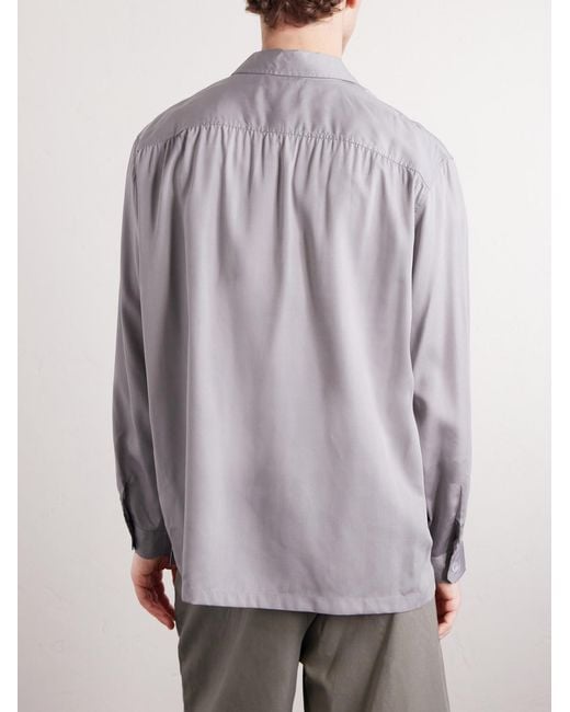 Our Legacy Gray Every Tencel Lyocell Shirt for men