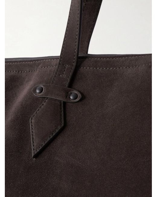 Metier Black Sergeant Suede Tote Bag for men