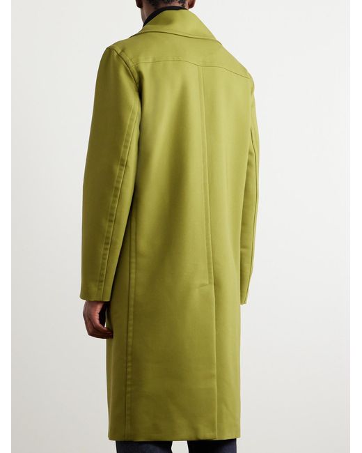 Mr P. Green Great Double-Breasted Woven Coat for men