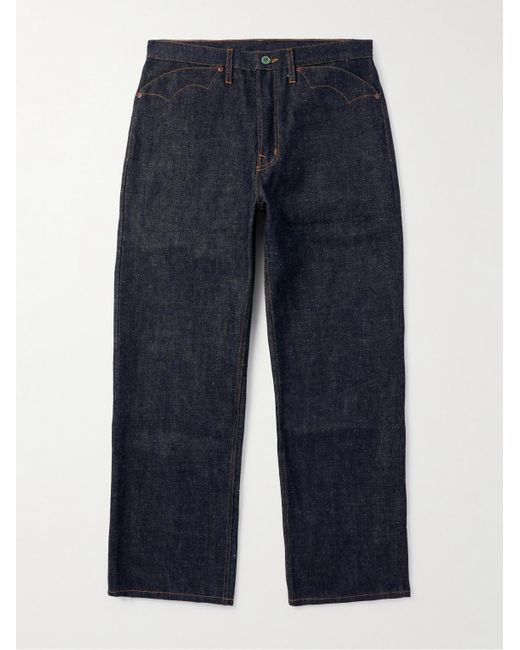 Brain Dead Blue Type 00 Straight-Leg Selvedge Jeans for men