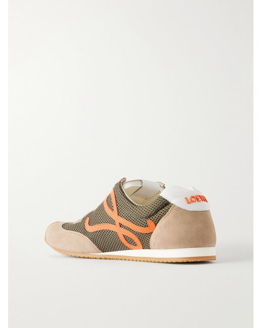 Loewe Green Bellet Runner Mesh Low Top Sneaker for men