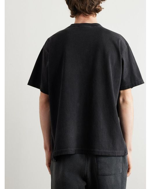 CHERRY LA T-Shirt aus Baumwoll-Jersey mit Logoprint in Black für Herren
