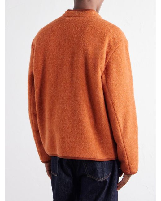 A Kind Of Guise Orange Yebra Virgin Wool Jacket for men