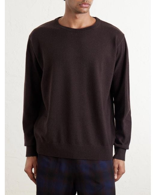 Dries Van Noten Black Cashmere Sweater for men