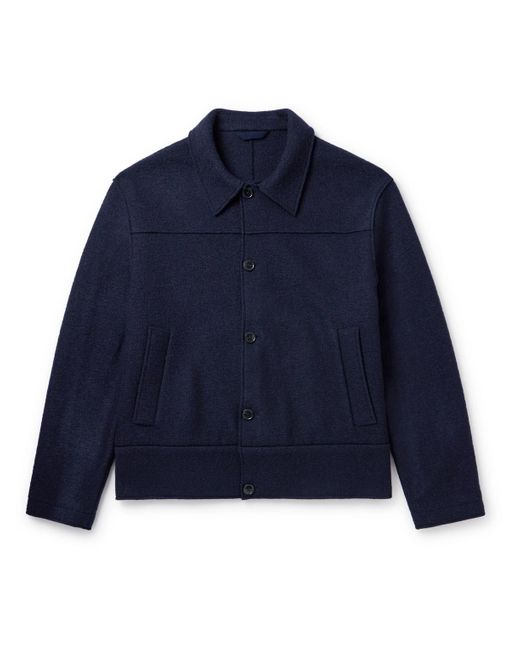 Sunspel Blue Casely-hayford Atticus Wool Blouson Jacket for men