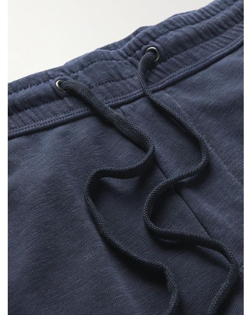 James Perse Blue Straight-Leg Supima Cotton-Jersey Sweatpants for men