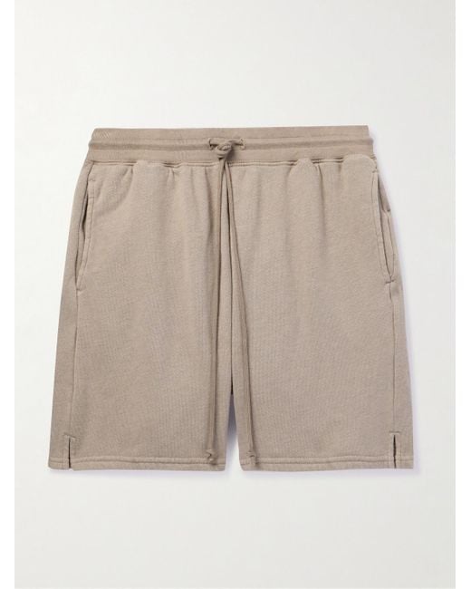 John Elliott Natural Cotton-blend Jersey Shorts for men