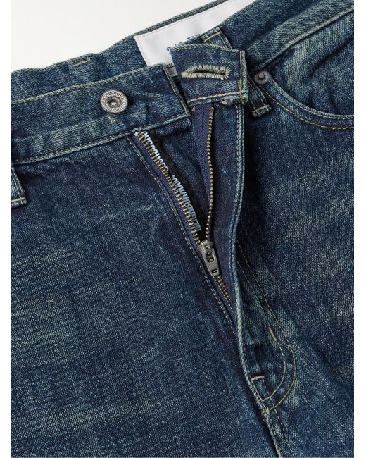 Neighborhood Blue Straight-leg Selvedge Jeans for men