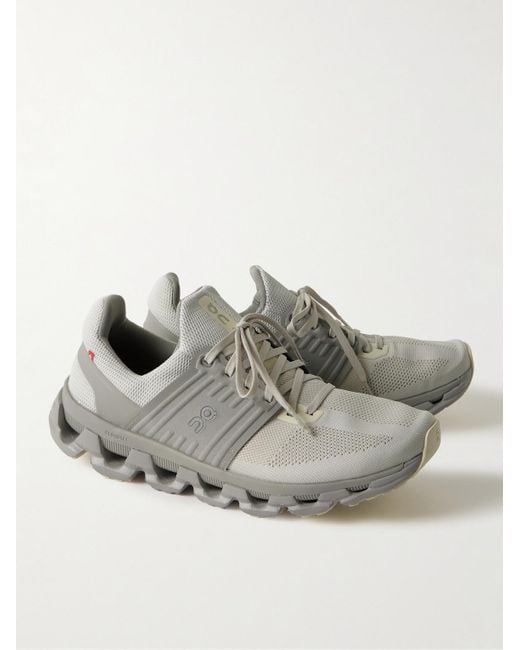 On Shoes Gray Cloudswift 3 Ad Recycled-mesh Running Sneakers for men