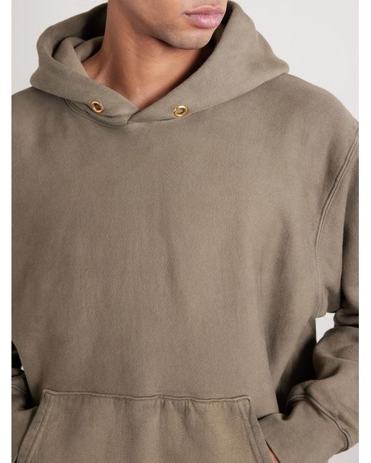 Les Tien Natural Heavyweight Structured-Fleece Cotton-Jersey Hoodie for men