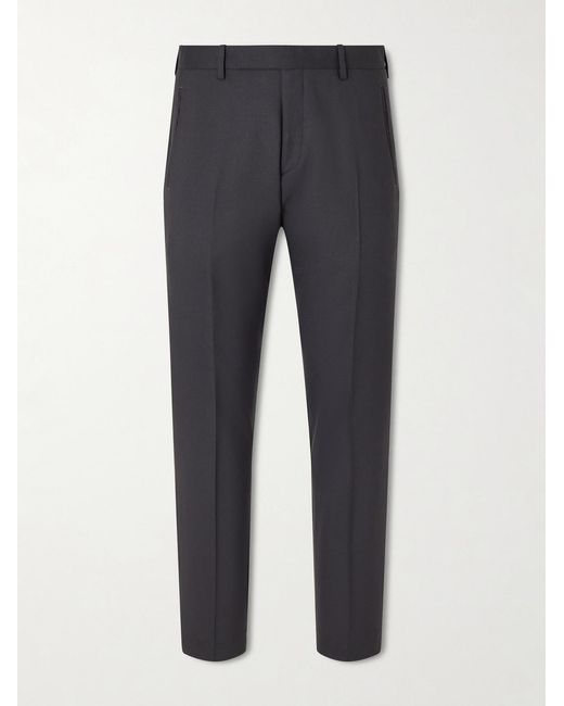 Mr P. Blue Mike Straight-leg Grain De Poudre Wool Suit Trousers for men
