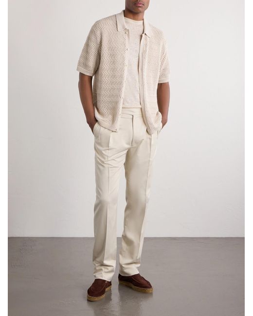 Ralph Lauren Natural Linen-Jersey T-Shirt for men