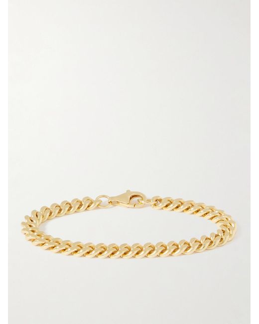 Hatton Labs Natural Gold Vermeil Chain Bracelet for men