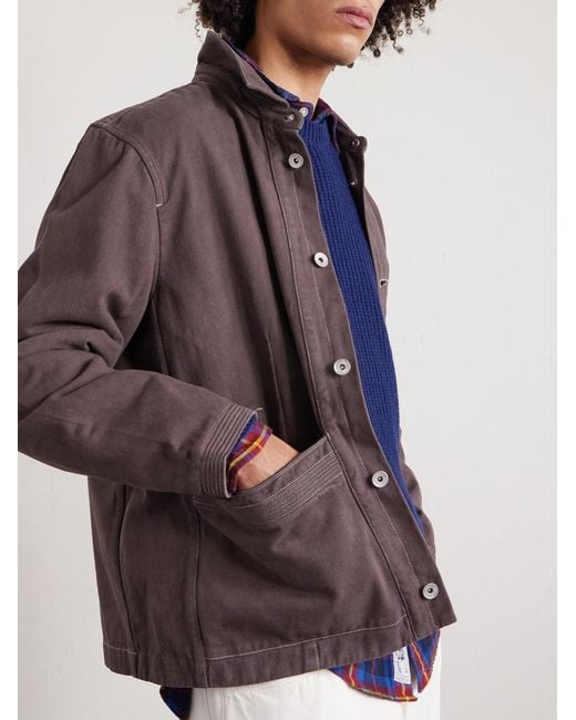 Folk Brown Anniversary Denim Jacket for men