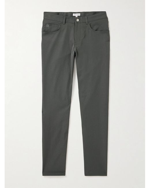 Peter Millar Gray Eb66 Slim-fit Straight-leg Tech-twill Golf Trousers for men